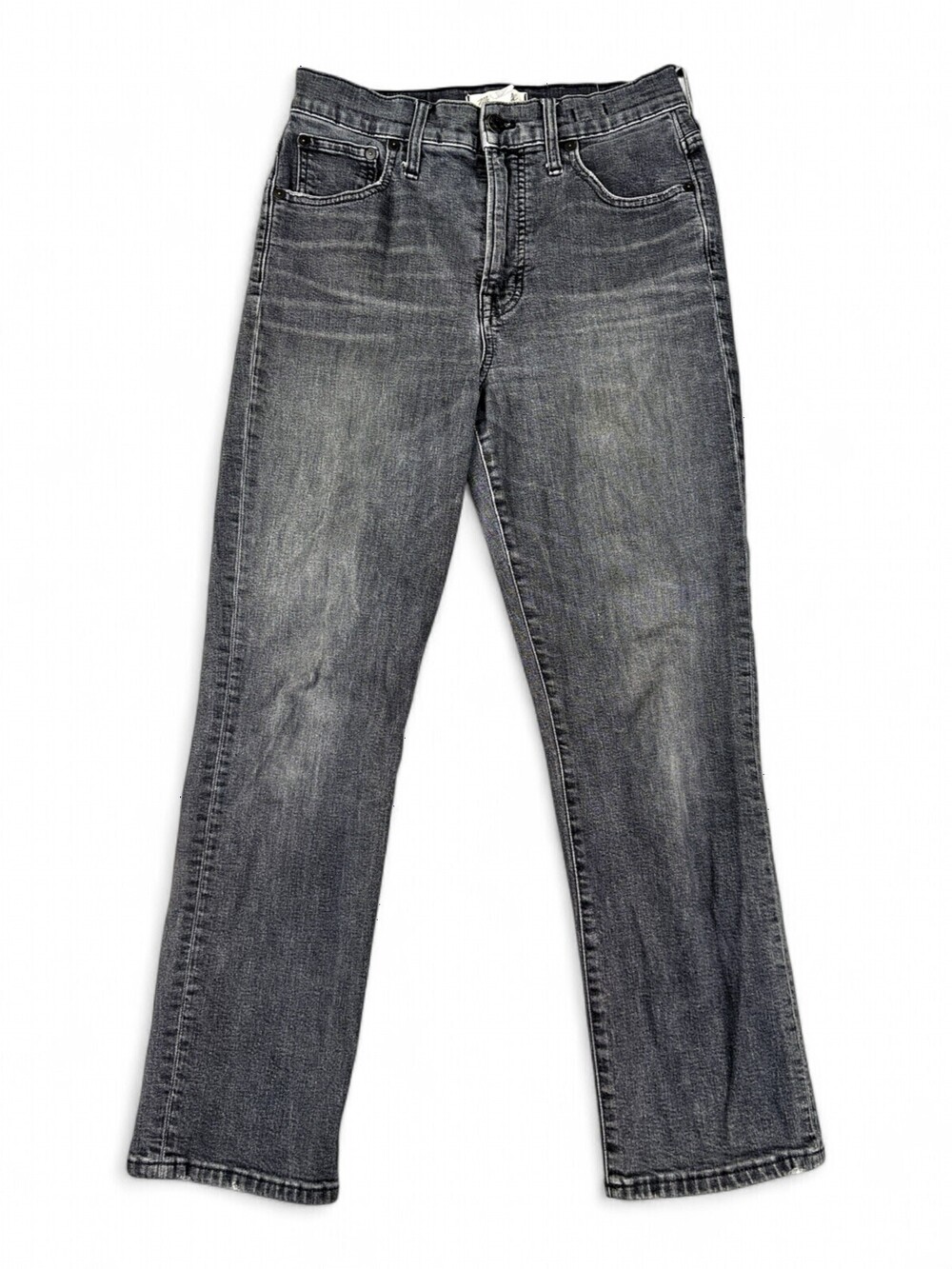 Madewell Ankle Cropped Jeans Size 28 Gray